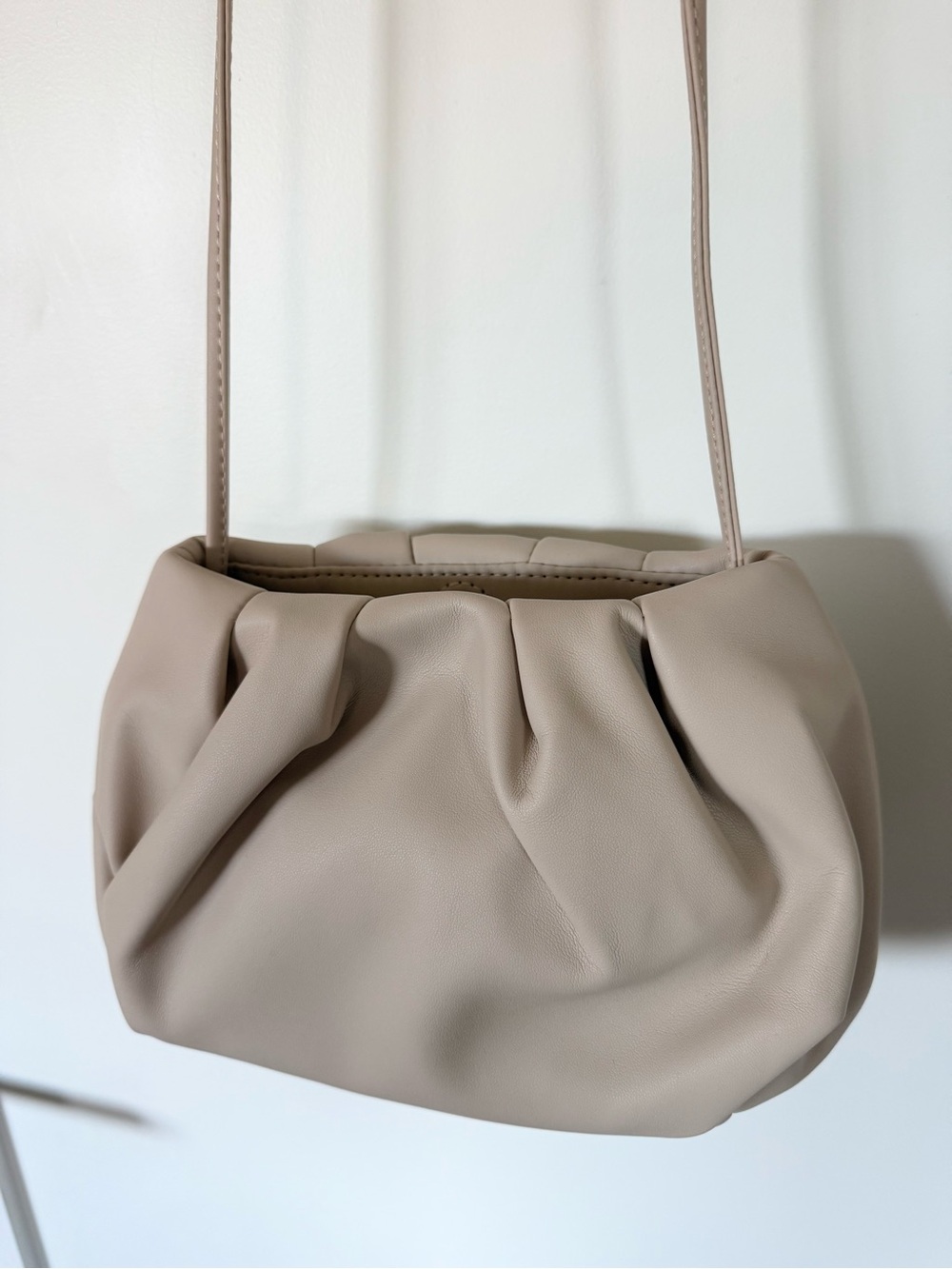 NWOT OAK + FORT Scrunch Top Clutch/Shoulder Bag